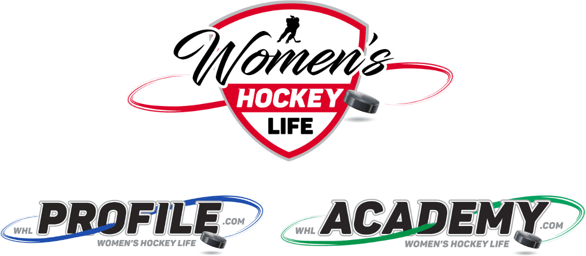Women's Hockey Life, Profile, & Academy logos