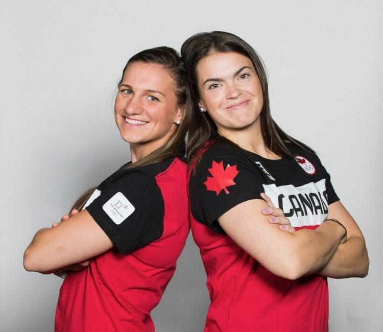 Blayre Turnbull and Jillian Saulnier Hockey Canada