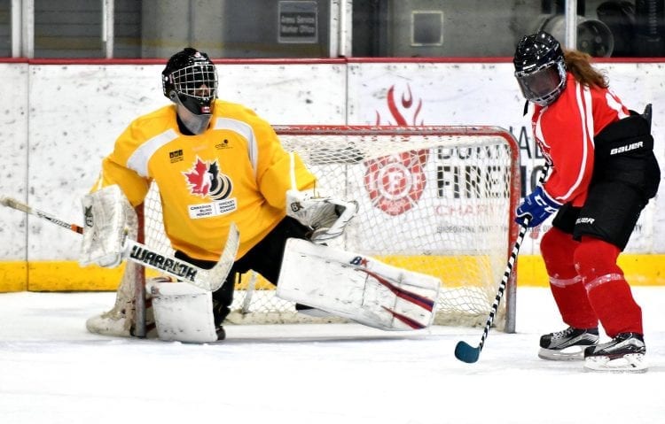 Amanda Provan blind hockey