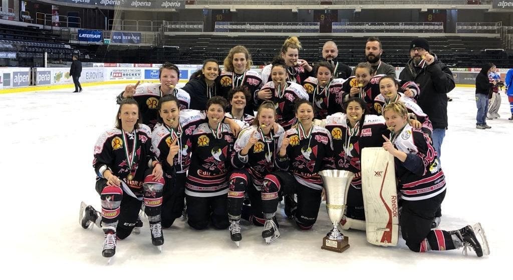 201819 season historymaking for Italy’s Alleghe Hockey Girls Women