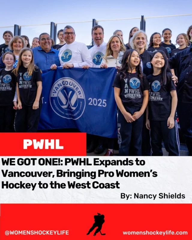 The Professional Women’s Hockey League (PWHL) is officially heading west! 🏒😃

On April 23, the league announced Vancouver, British Columbia, as the site of its first expansion team, set to debut in the 2025–26 season. 🤩🇨🇦

This marks a major milestone for the young league, as it expands beyond its original six teams and introduces professional women’s hockey to a new, passionate market. 

Continue Reading ➡️ LINK IN BIO + STORY 

#WomensHockeyLife #PWHL #HockeyNews #WomensHockey #Vancouver